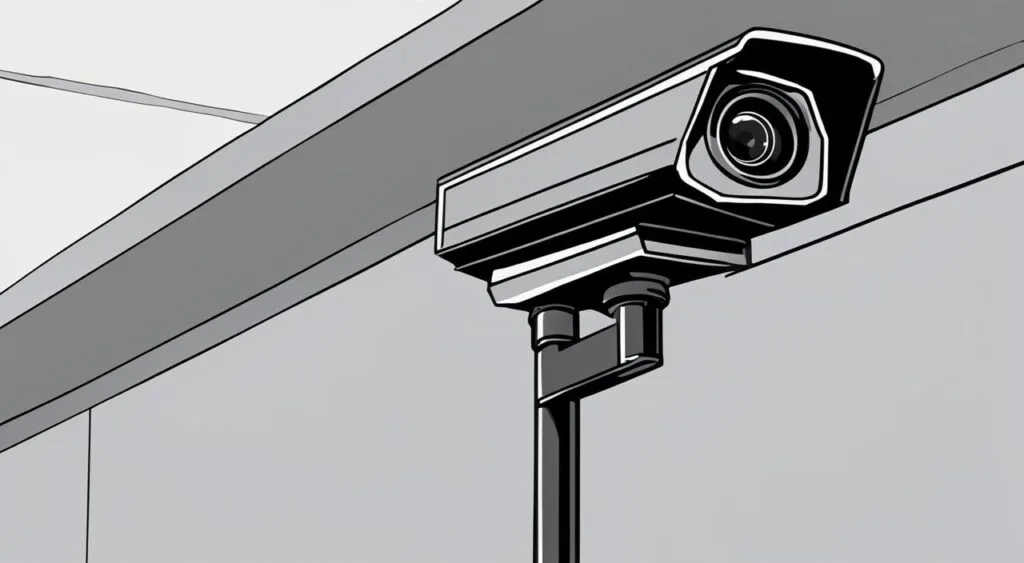 câmera de segurança com captação de áudio