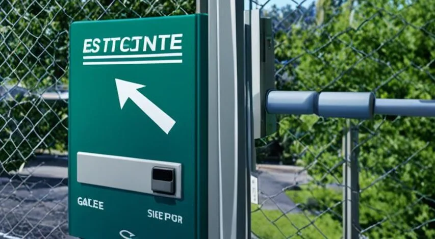 como abrir portão eletrônico manualmente